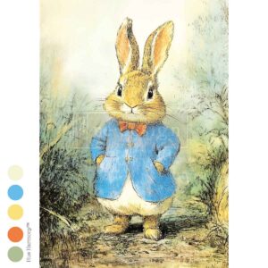 Pierre Lapin - Decoupage Fiber A3